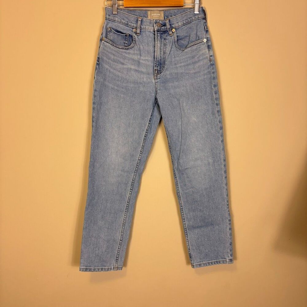 Everlane The‎ Cheeky Jean Light Wash High Waisted Skinny Jeans 27 Ankle